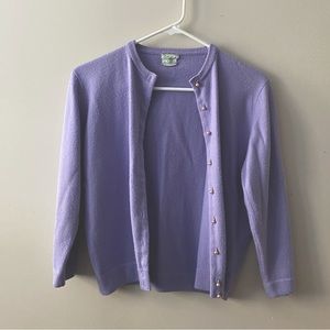 Vintage Purple Cardigan
